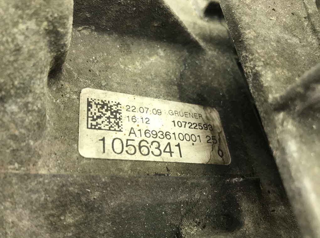 КПП механическая (МКПП) бу для Mercedes B W245 1.7 i, 2010 г. КПП механическая (МКПП) бу для Mercedes B W245 1.7 i, 2010 г.