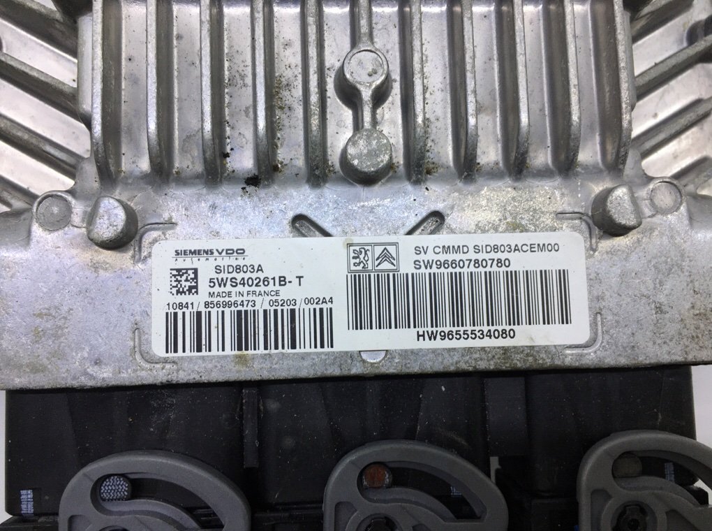 Блок управления двигателем бу для Peugeot 407  2.0 HDi,  2006 г.