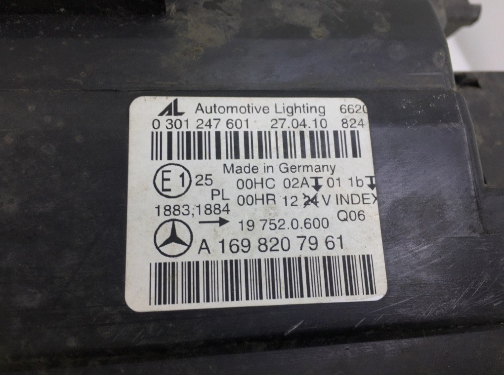 Фара левая бу для Mercedes B W245 2.0 CDi, 2010 г. Фара левая бу для Mercedes B W245 2.0 CDi, 2010 г.