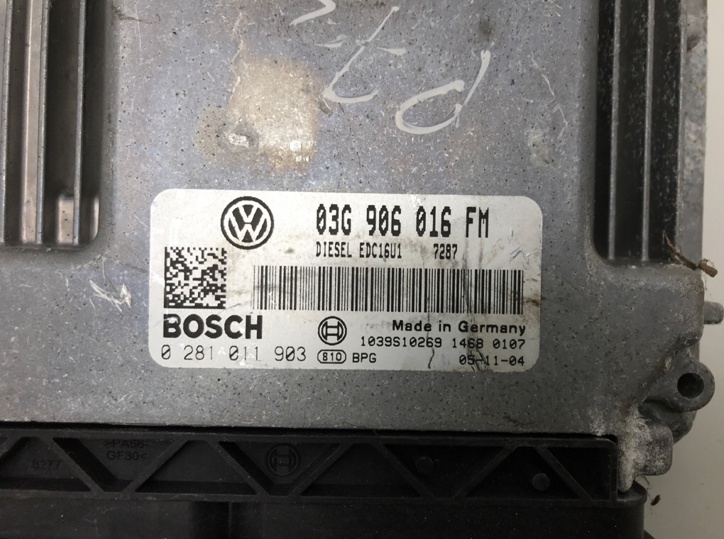 Блок управления двигателем бу для Volkswagen Jetta 5 2.0 TDi, 2006 г. Блок управления двигателем бу для Volkswagen Jetta 5 2.0 TDi, 2006 г.