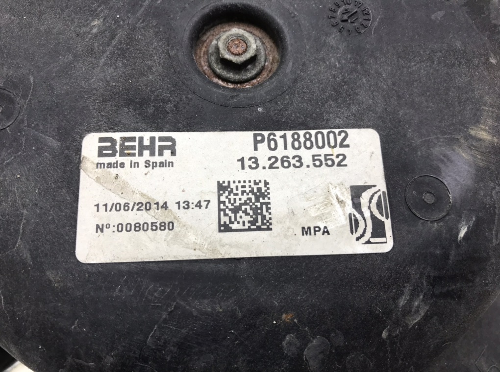 Вентилятор радиатора бу для Opel Corsa D 1.2 i, 2014 г. Вентилятор радиатора бу для Opel Corsa D 1.2 i, 2014 г.