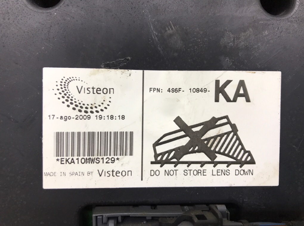 Щиток приборов (приборная панель) бу для Ford Fiesta 5 1.4 TDCi,  2005 г.