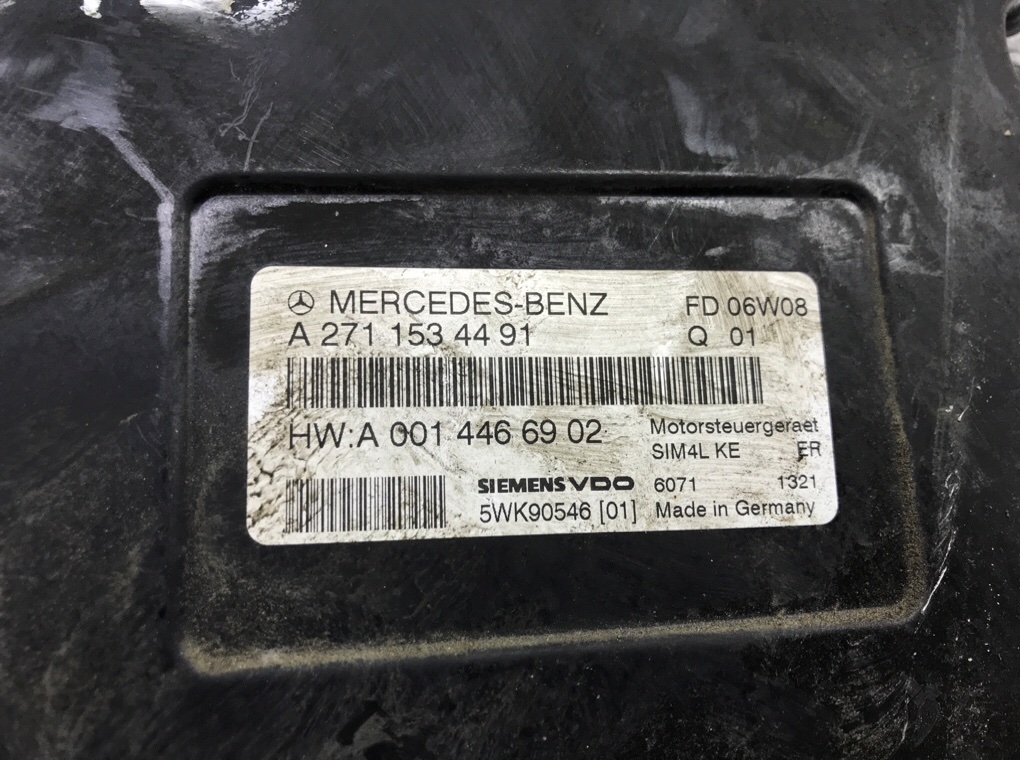Блок управления двигателем бу для Mercedes C W203 1.8 i,  2006 г.
