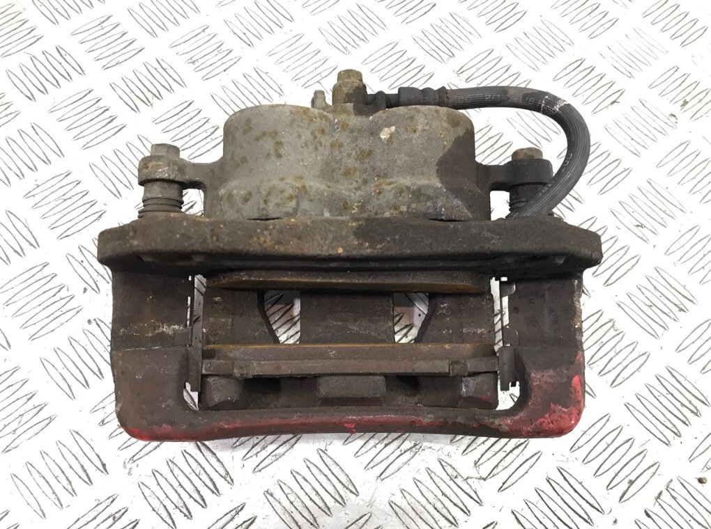 Суппорт передний левый бу для Hyundai Santa Fe 3 2.2 CRDi, 2014 г. Суппорт передний левый бу для Hyundai Santa Fe 3 2.2 CRDi, 2014 г.