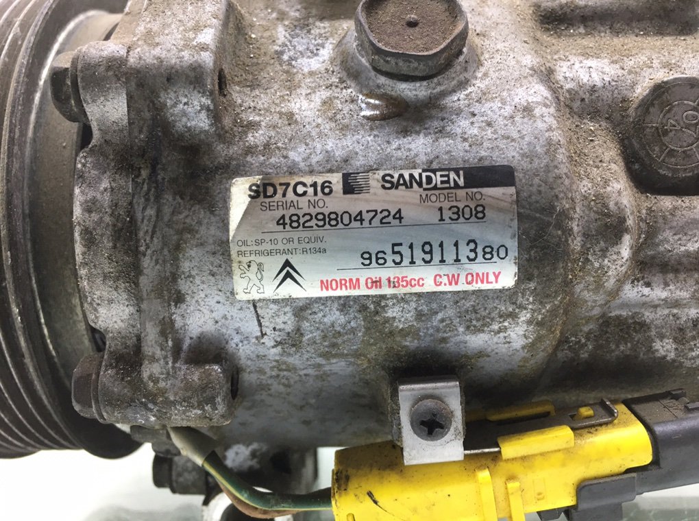 Компрессор кондиционера бу для Citroen C4 Picasso  2.0 HDi,  2008 г.