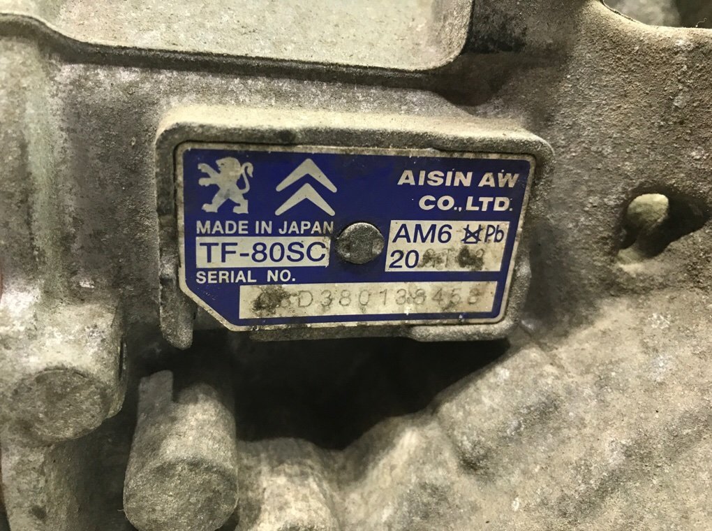 КПП автоматическая (АКПП) бу для Peugeot 807 1 2.2 HDi, 2008 г. КПП автоматическая (АКПП) бу для Peugeot 807 1 2.2 HDi, 2008 г.