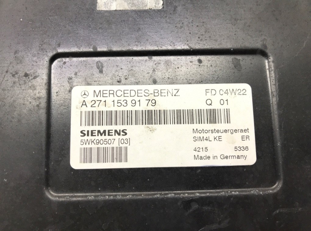 Блок управления двигателем бу для Mercedes CLK W209 1.8 i, 2005 г. Блок управления двигателем бу для Mercedes CLK W209 1.8 i, 2005 г.