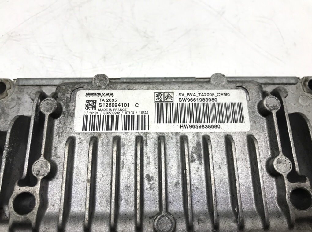 Блок управления АКПП бу для Peugeot 207 CC 1.6 i,  2007 г.