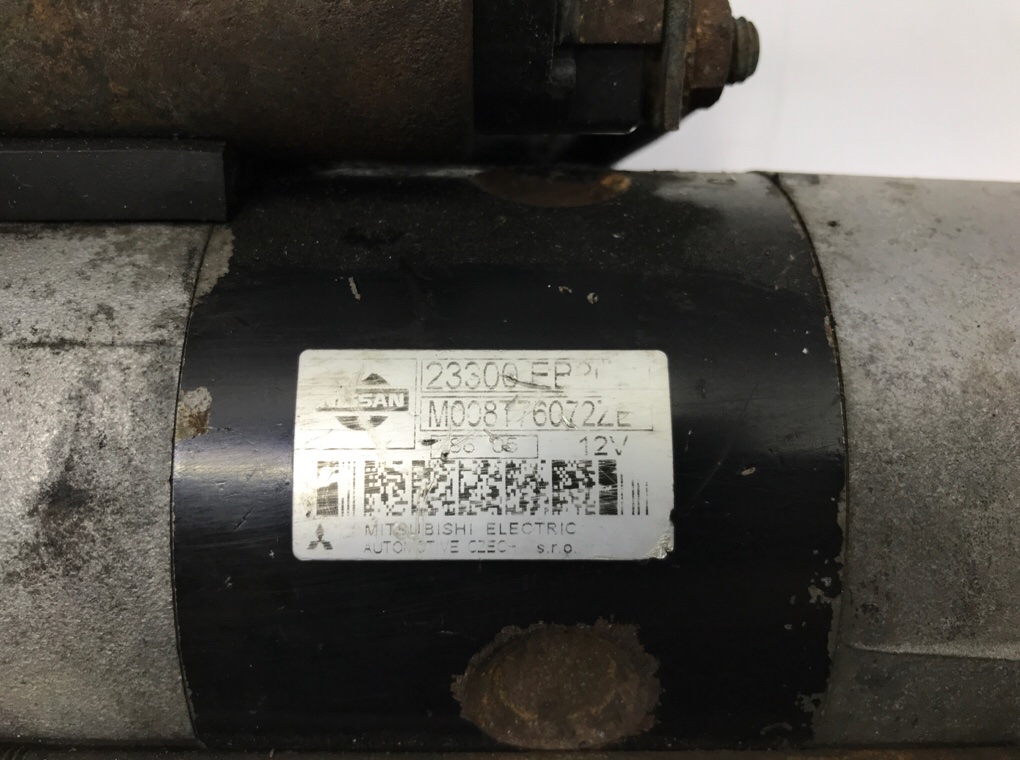 Стартер бу для Nissan Navara 2 2.5 DCi,  2007 г.