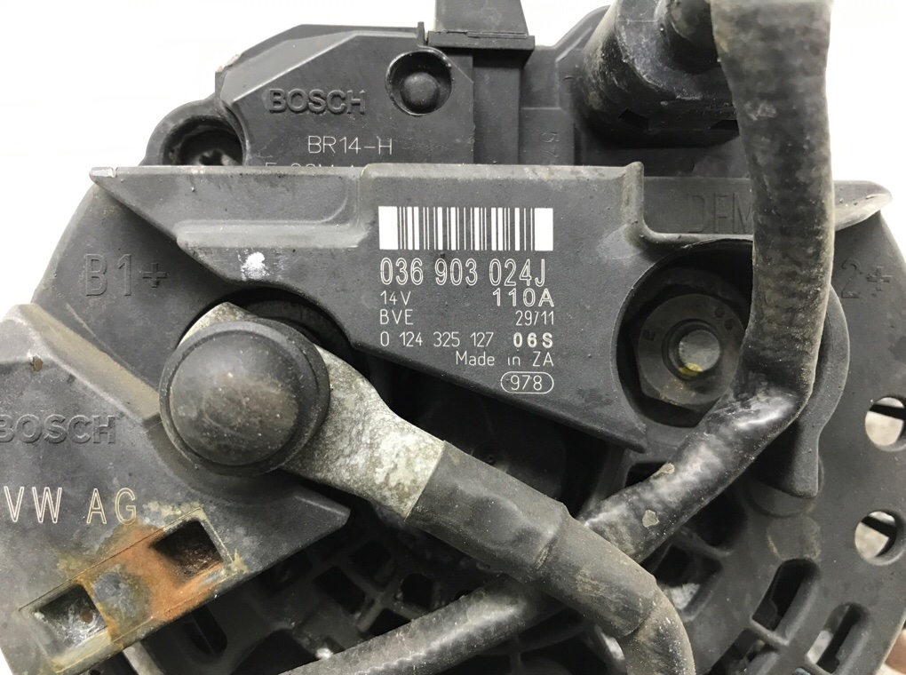 Генератор бу для Volkswagen Polo 5 1.4 i, 2011 г. Генератор бу для Volkswagen Polo 5 1.4 i, 2011 г.