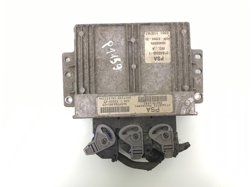 Блок управления двигателем бу для Peugeot 206 1 1.4 i, 2001 г.