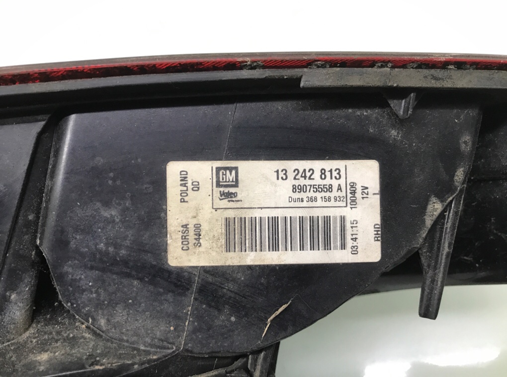 Фонарь задний левый бу для Opel Corsa D 1.4 i,  2009 г.
