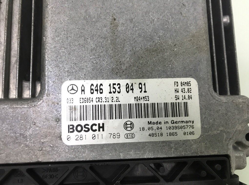 Блок управления двигателем бу для Mercedes Vito W639 2.2 CDi,  2004 г.