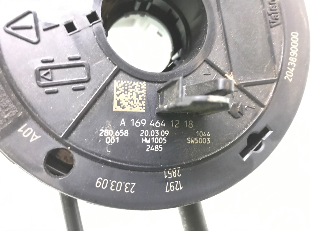 Шлейф руля бу для Mercedes A W169 2.0 CDi,  2009 г.