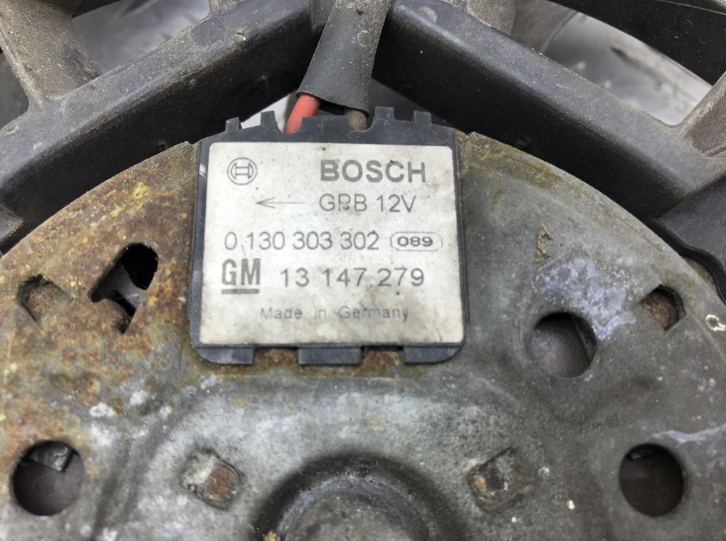 Вентилятор радиатора бу для Opel Astra H 1.7 CDTi,  2009 г.