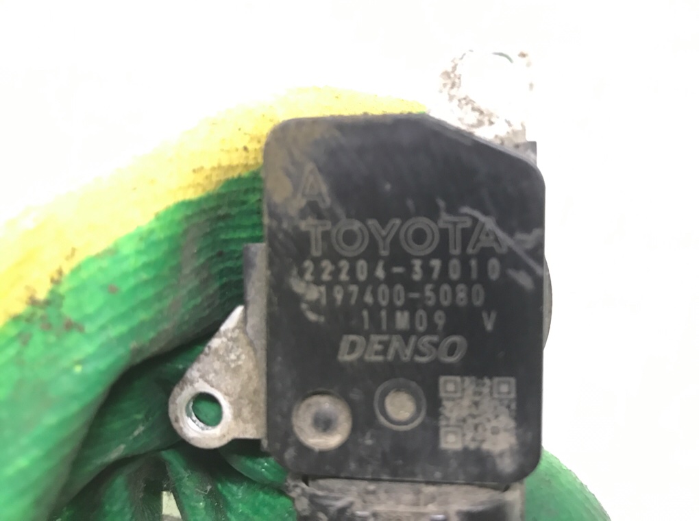 Расходомер воздуха бу для Toyota Auris 1 1.6 i, 2011 г. Расходомер воздуха бу для Toyota Auris 1 1.6 i, 2011 г.