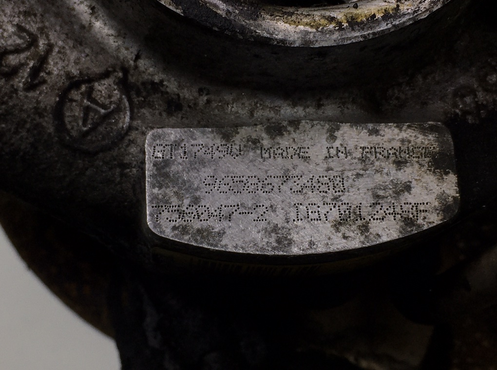 Турбина бу для Peugeot 407 2.0 HDi, 2006 г. Турбина бу для Peugeot 407 2.0 HDi, 2006 г.