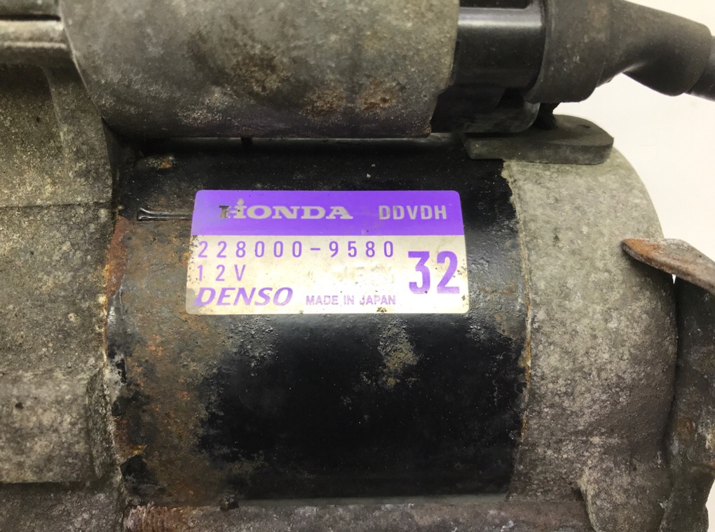 Стартер бу для Honda Civic 7 1.4i, 2004 г. Стартер бу для Honda Civic 7 1.4i, 2004 г.