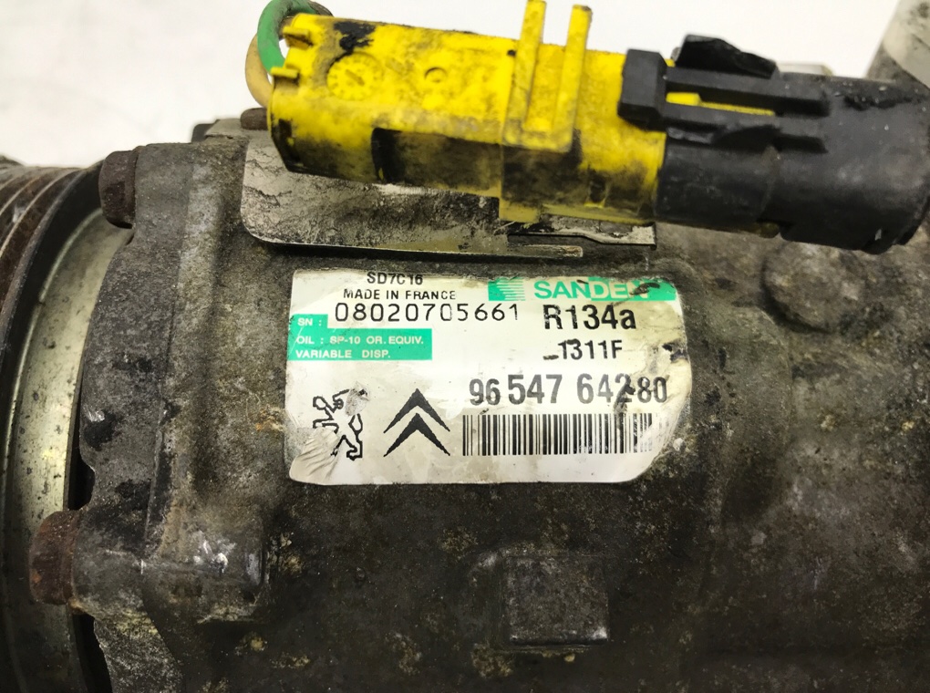 Компрессор кондиционера бу для Peugeot 407 2.0 HDi, 2006 г. Компрессор кондиционера бу для Peugeot 407 2.0 HDi, 2006 г.