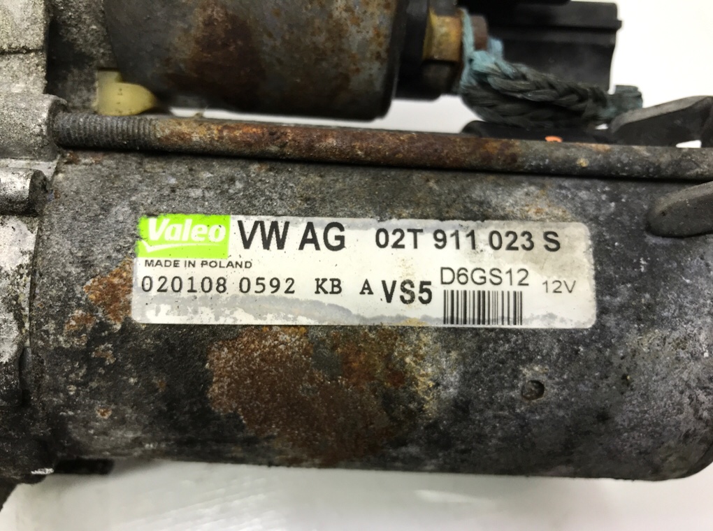 Стартер бу для Volkswagen Polo 4 1.2 i, 2008 г. Стартер бу для Volkswagen Polo 4 1.2 i, 2008 г.