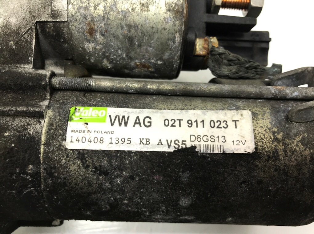 Стартер бу для Audi A3 8P 1.6 i, 2008 г. Стартер бу для Audi A3 8P 1.6 i, 2008 г.