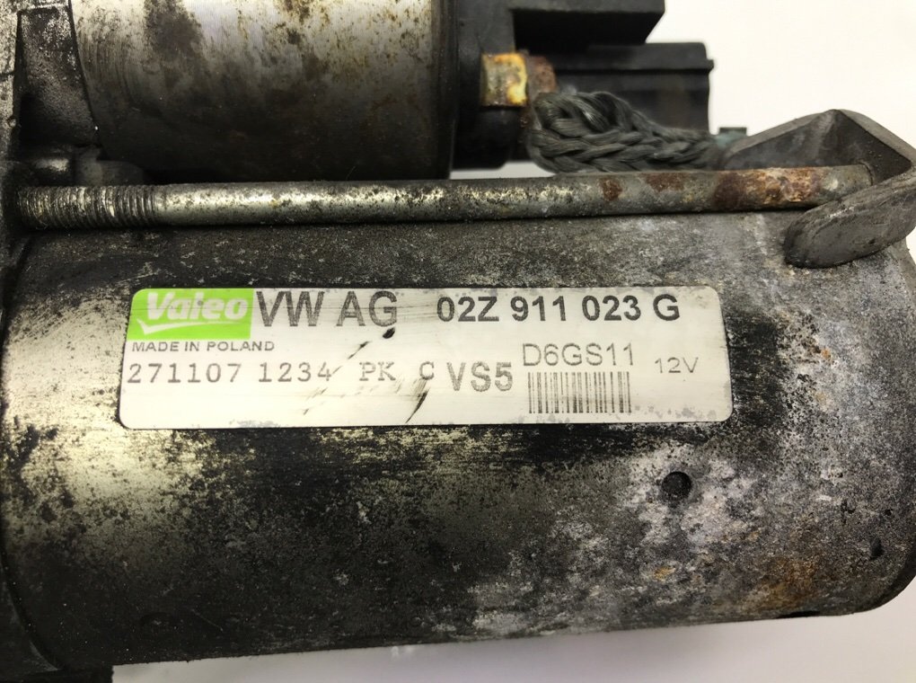 Стартер бу для Audi A3 8P 1.8 TSI, 2008 г. Стартер бу для Audi A3 8P 1.8 TSI, 2008 г.